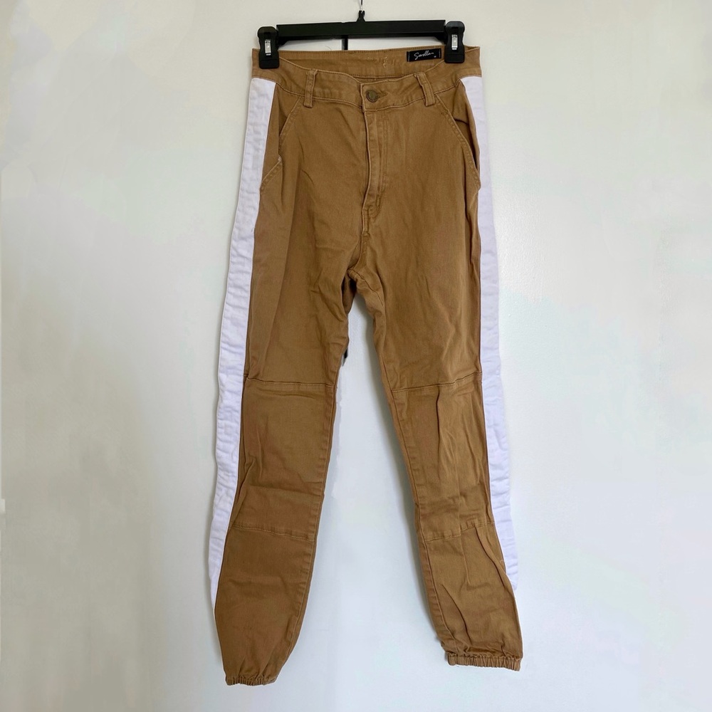 Sorella Brown w/ White Stripe Cargo Pants